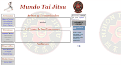 Desktop Screenshot of mundotaijitsu.mundostartrek.com